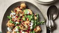 Cauliflower Salad with Yogurt Sauce and Pomegranate Cauliflower Salad with Yogurt Sauce and Pomegranate