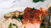 Spicy Baked Salmon Topped with Tomato Masala Spicy Baked Salmon Topped with Tomato Masala
