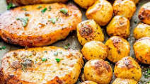 Ranch Pork Chops and Potatoes Sheet Pan Dinner Ranch Pork Chops and Potatoes Sheet Pan Dinner