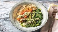 Seared Salmon 'Sushi' Bowl with Avocado & Wasabi Mayo Seared Salmon 'Sushi' Bowl with Avocado & Wasabi Mayo