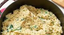 Creamy Spinach Parmesan Orzo Creamy Spinach Parmesan Orzo