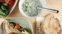 Lamb Pitas with Tzatziki Lamb Pitas with Tzatziki