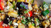 Mediterranean Quinoa Salad with Roasted Summer Vegetables Mediterranean Quinoa Salad with Roasted Summer Vegetables