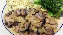 Mørbradgryde-Pork Tenderloin in Onion Cream Sauce Mørbradgryde-Pork Tenderloin in Onion Cream Sauce