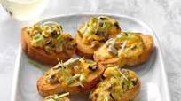 Mushroom and Olive Bruschetta Mushroom and Olive Bruschetta