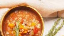 Lamb, Barley and Vegetable Soup Lamb, Barley and Vegetable Soup