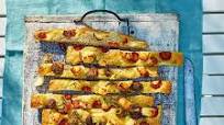 No-knead halloumi focaccia No-knead halloumi focaccia