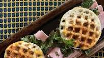 Jenn's Egg Waffle Open Faced Sandwich Jenn's Egg Waffle Open Faced Sandwich