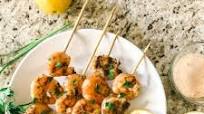 Grilled Shrimp on the Barbie with Remoulade Sauce Grilled Shrimp on the Barbie with Remoulade Sauce