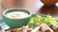 Chicken Quesadillas with Chipotle Crema & Pico de Gallo Chicken Quesadillas with Chipotle Crema & Pico de Gallo