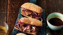 Slow-Cooker Flank Steak Au Jus Sandwiches Slow-Cooker Flank Steak Au Jus Sandwiches