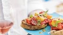 Grilled Tomato Crostini Grilled Tomato Crostini