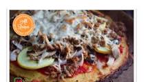 Loaded Pizza with Cauliflower Crust Loaded Pizza with Cauliflower Crust