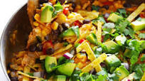 Easy Chicken Enchilada Skillet Easy Chicken Enchilada Skillet