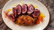 Ibérico pork fillet with trintxat potatoes Ibérico pork fillet with trintxat potatoes