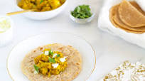 Aloo Gobi Roti Rolls Aloo Gobi Roti Rolls