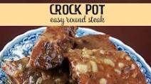 Easy Crock Pot Round Steak Easy Crock Pot Round Steak