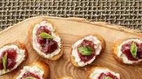 Cranberry Goat Cheese Crostini Cranberry Goat Cheese Crostini