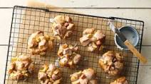 Baked Glazed Apple Fritters Baked Glazed Apple Fritters