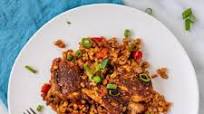Moroccan Chicken and Barley + Video Moroccan Chicken and Barley + Video
