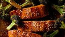 Ginger Roasted Salmon & Broccoli Ginger Roasted Salmon & Broccoli