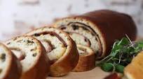 Ham, bacon and olive bread roll (pan de jamón) Ham, bacon and olive bread roll (pan de jamón)