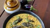 dahi baingan recipe | dahi baigana | brinjal curry in curd dahi baingan recipe | dahi baigana | brinjal curry in curd