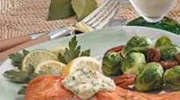Salmon with Dijon Mayonnaise Salmon with Dijon Mayonnaise