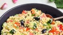 Easy Vegan Couscous Salad (Mediterranean-Style) Easy Vegan Couscous Salad (Mediterranean-Style)