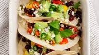 Vegetarian Tacos with Avocado Sauce Vegetarian Tacos with Avocado Sauce
