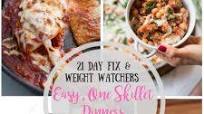 21 Day Fix Meal Plan & Grocery List {57} | Easy, One Skillet Meals | Weight Watchers Meal Plan 21 Day Fix Meal Plan & Grocery List {57} | Easy, One Skillet Meals | Weight Watchers Meal Plan
