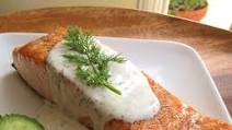Seared Salmon with Creamy Dill Sauce Seared Salmon with Creamy Dill Sauce