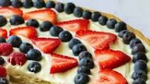 Fourth of July Fruit Pizza Fourth of July Fruit Pizza