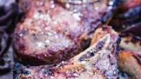 Peachy Bone-In Pork Chops with Charred Red Onions Peachy Bone-In Pork Chops with Charred Red Onions