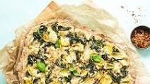Vegan Spinach Artichoke Pizza Vegan Spinach Artichoke Pizza