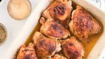 Oven-Baked Chicken Thighs Oven-Baked Chicken Thighs