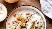 Slow Cooker Chicken & Wild Rice Soup Slow Cooker Chicken & Wild Rice Soup