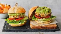 Spanakopita-style chicken burger Spanakopita-style chicken burger