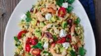 Mediterranean-Style Shrimp Pasta Salad Mediterranean-Style Shrimp Pasta Salad