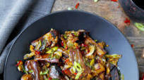 Eggplant with Garlic Sauce Eggplant with Garlic Sauce