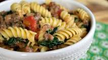 Crock-Pot Tomato & Spinach Pasta Recipe Crock-Pot Tomato & Spinach Pasta Recipe