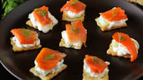 Salmon Tzatziki Canapes Salmon Tzatziki Canapes
