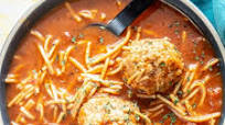 Slow Cooker Spaghetti and Meatball Soup Slow Cooker Spaghetti and Meatball Soup