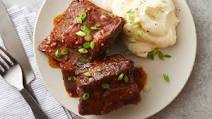Slow-Cooker Barbecue Beef Short Ribs Slow-Cooker Barbecue Beef Short Ribs