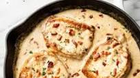 Creamy Bacon Pork Chops Creamy Bacon Pork Chops
