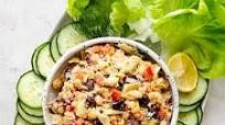 MEDITERRANEAN SMASHED CHICKPEA SALAD MEDITERRANEAN SMASHED CHICKPEA SALAD