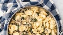 Creamy Tortellini with Italian Sausage Creamy Tortellini with Italian Sausage