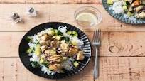 Chicken Satay Kebabs with Basmati Rice and Cucumber Salad Chicken Satay Kebabs with Basmati Rice and Cucumber Salad