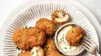 Crispy Breaded Garlic Mushrooms Crispy Breaded Garlic Mushrooms