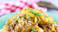 Creamy Ground Beef Cauliflower Hash Recipe Creamy Ground Beef Cauliflower Hash Recipe